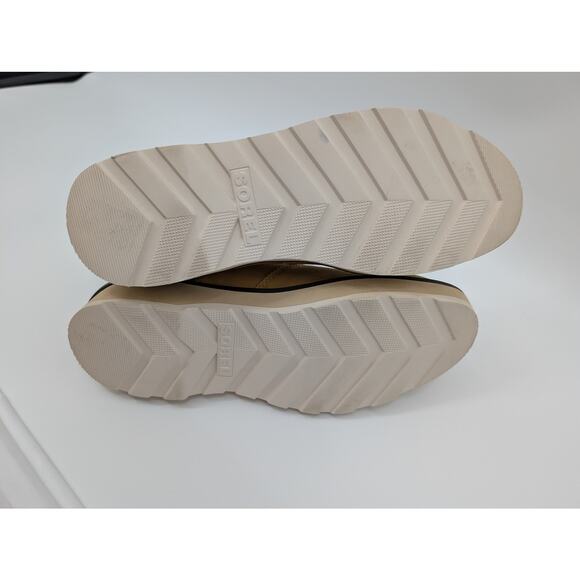 Sorel Women's Hi-Line Chelsea Waterproof Suede Geo Yellow Size 10 - Picture 8 of 9